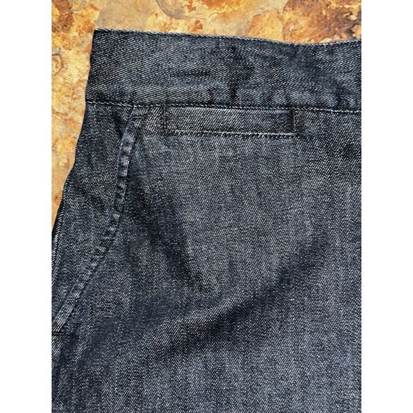 Talbots Women's Size 10 Dark Wash Stretch Denim Jean Skirt - Picture 4 of 10